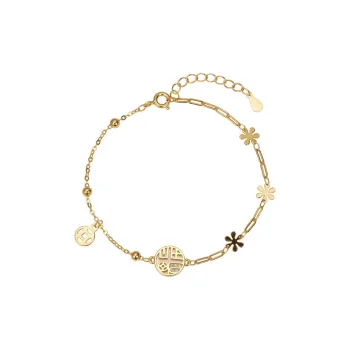 KING TAI SANG S925 Silver Bracelets Unisex