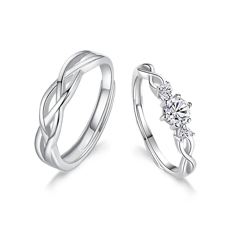GUDS GAVE S999 Fine Silver Rings Unisex-0