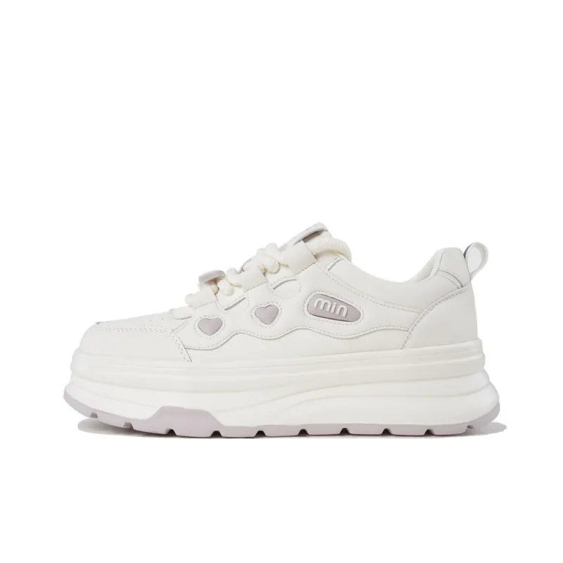Ritai Skateboard Shoes Women's Low Top White-5