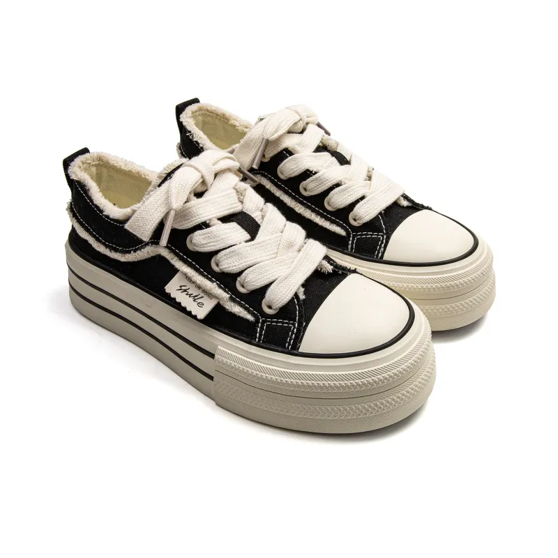 STAE Anti Slip Wear Resistant Low Top Canvas Shoes Women's Box Included-2