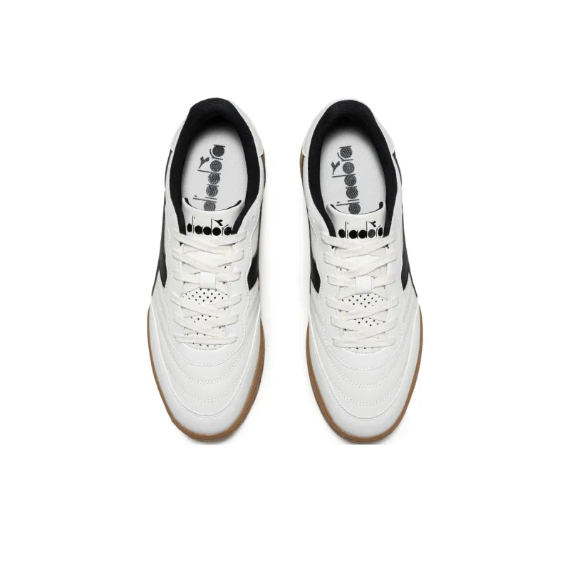 Diadora Abrasion-Resistant Low-Top Skateboard Shoes Unisex White Black-2