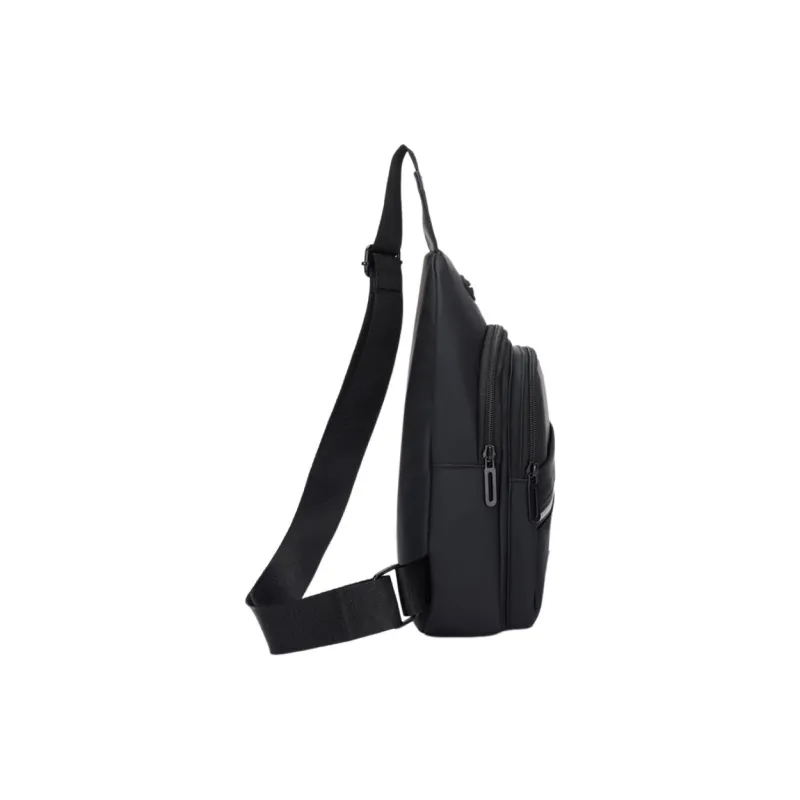 Tonlion Oxford Sling Bag Men's Black-1