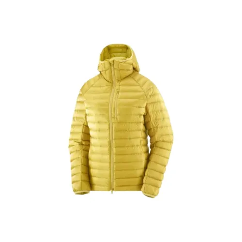 SALOMON Elixir MICRO DOWN Down Jacket Women's Aqua Celadon Green