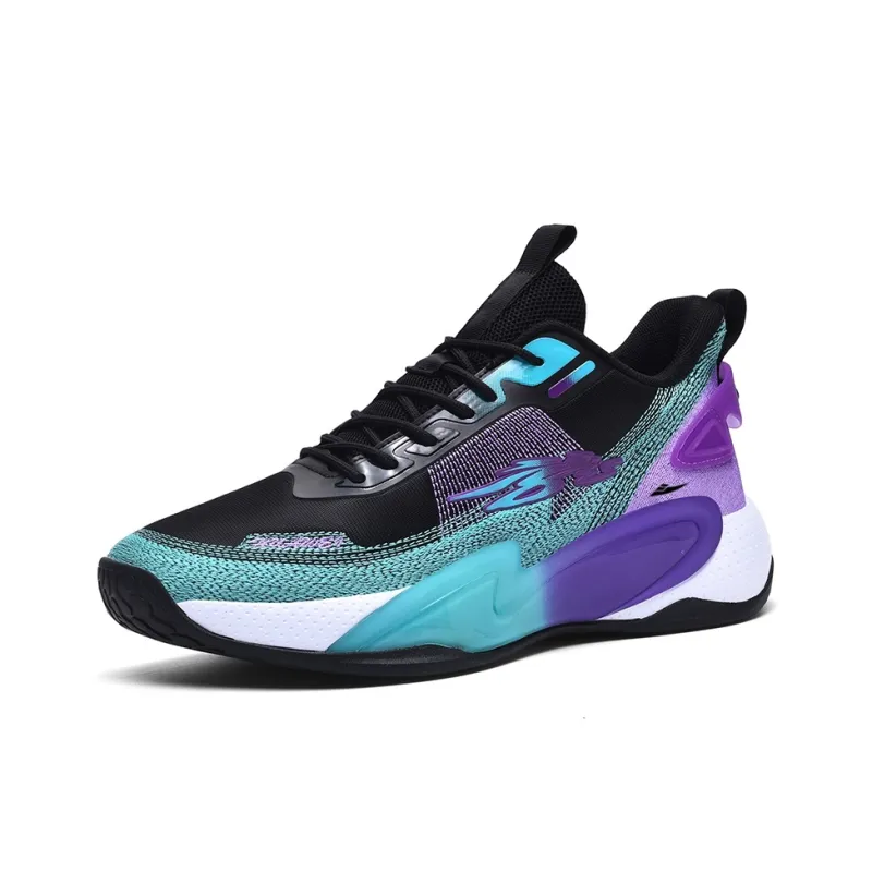 Kuding Cushioning Anti-Slip And Wear-Resistant Breathable Rebound Mid-Top Basketball Shoes Unisex-6