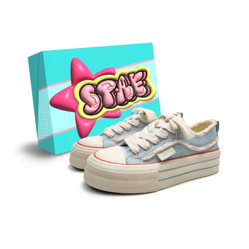 STAE Anti Slip Wear Resistant Low Top Canvas Shoes Women's Box Included-6