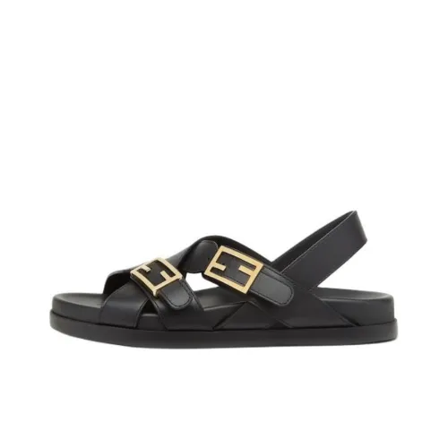 FENDI Feel Strap Sandals Women's Black