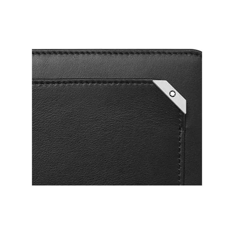 MONTBLANC Meisterstuck Cow Leather Wallet Men's Black-4