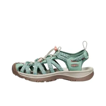 KEEN Whisper Series Slip-Resistant River Trekking Shoes Women's Green Pink