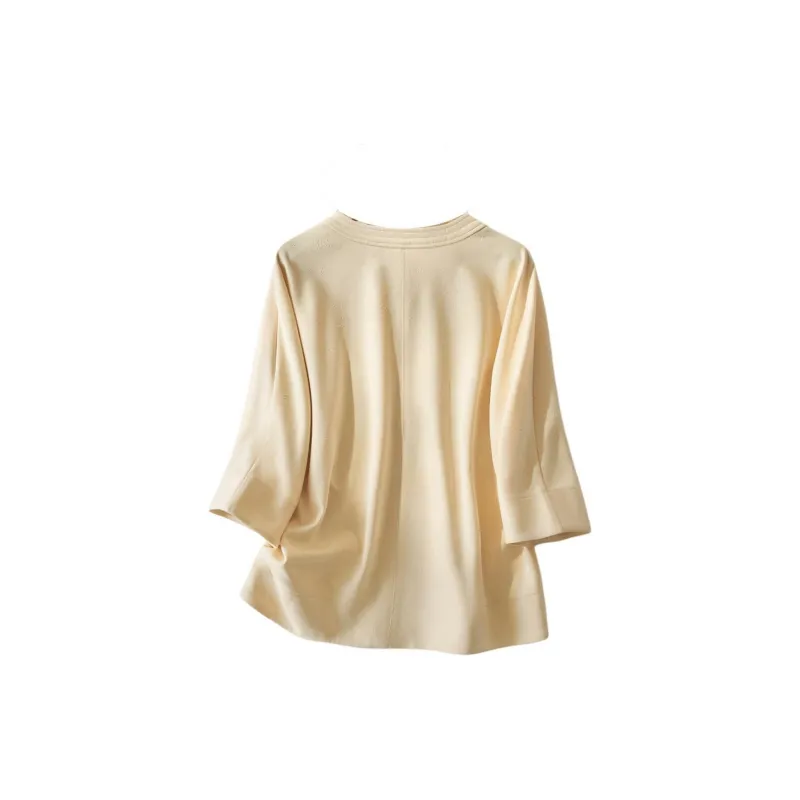IHIMI Sweatshirt Women's Beige Yellow-2
