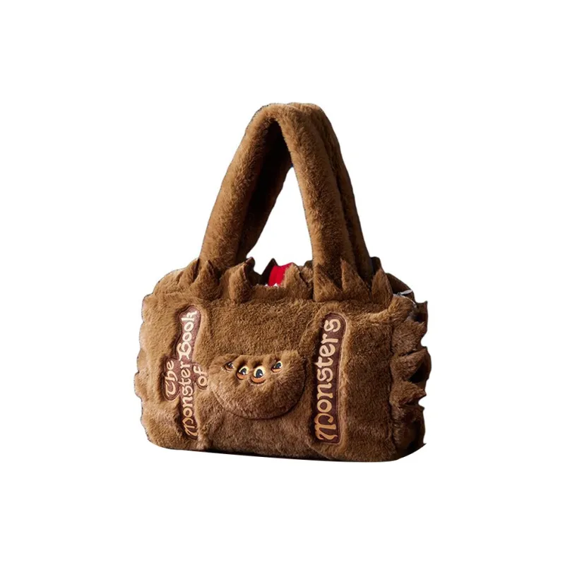MINISO Fabric Handbag Unisex Brown-1