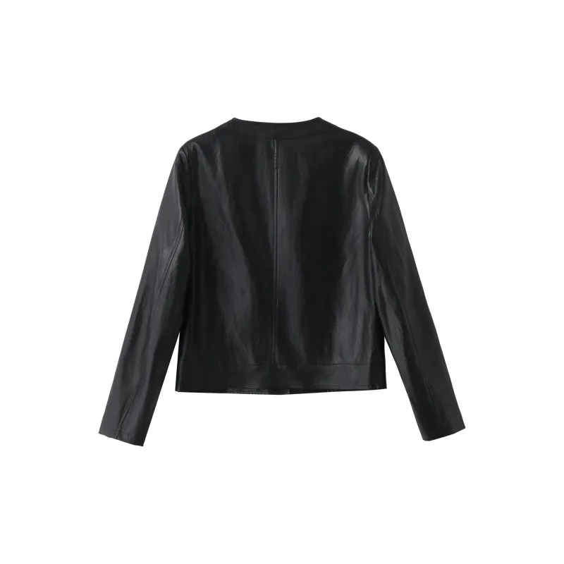 Yi Mengyuan Leather Jacket Women's-1