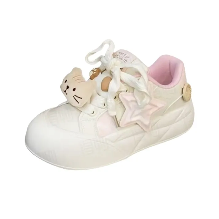 BINGO DUCK Slip Resistant Low Top Skateboard Shoes Women's-7