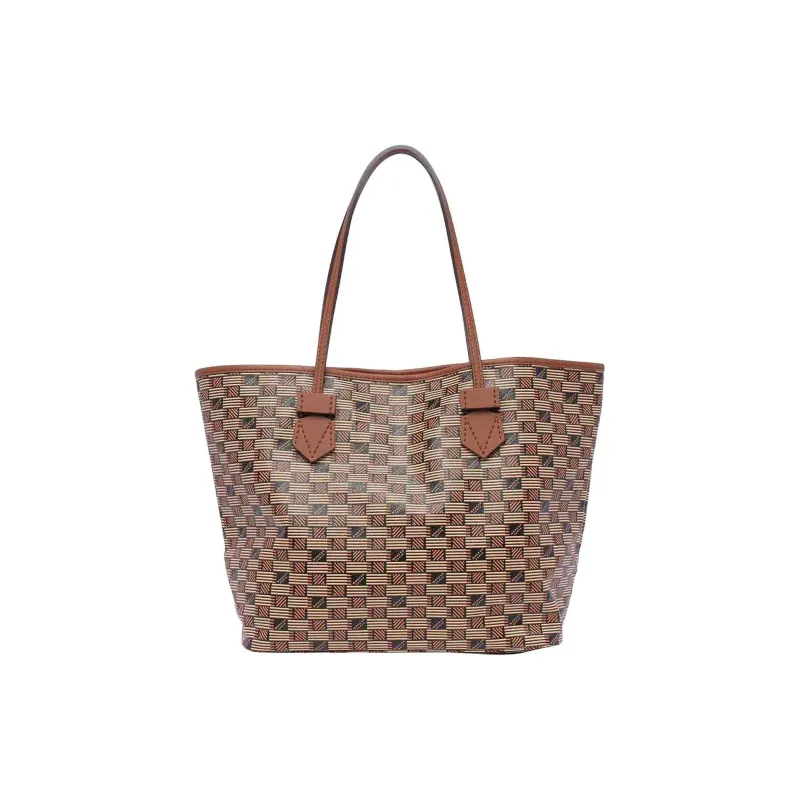 MOREAU Calfskin Tote Bag Shopping Bag Shoulder Bags Women's Brown-2