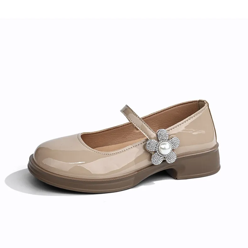 RENBEN Loafers Women's Ecru, Khaki-11
