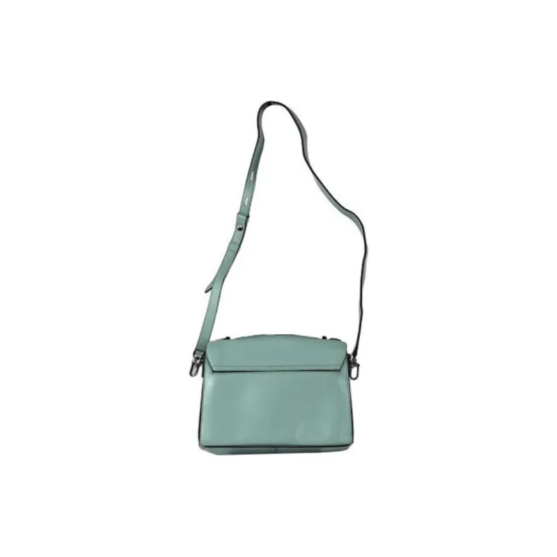 MICHAEL KORS Hendri Leather Shoulder Bag Crossbody Bag Medium Size Women's Blue-2