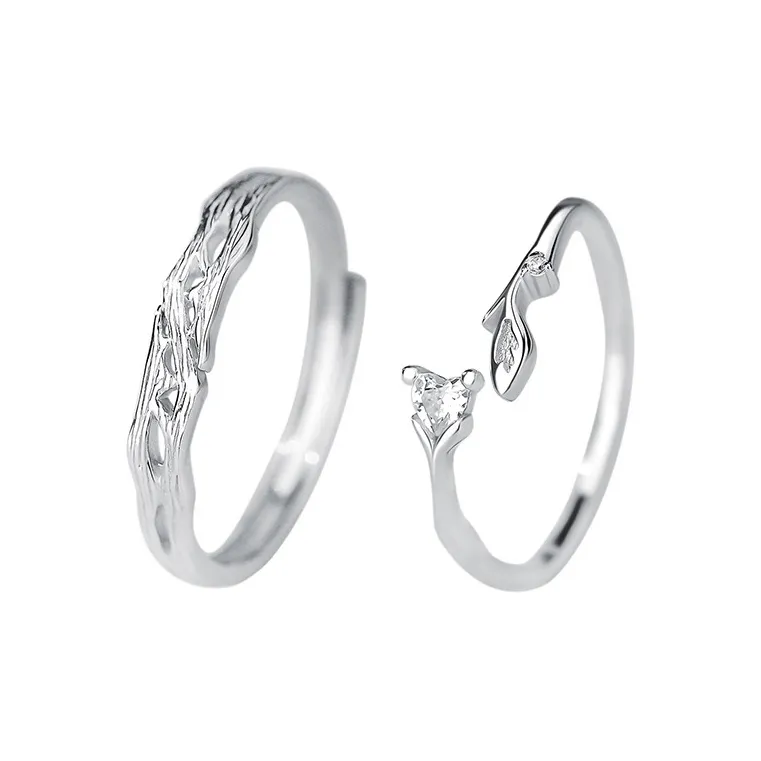 CLARKIA FLOWER S999 Fine Silver Rings Unisex-0
