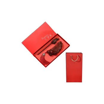 ANTINOB New Chinese Style Massage Comb Set With Sandalwood Hairpin For Children, Exquisite Hairdressing Tool Portable