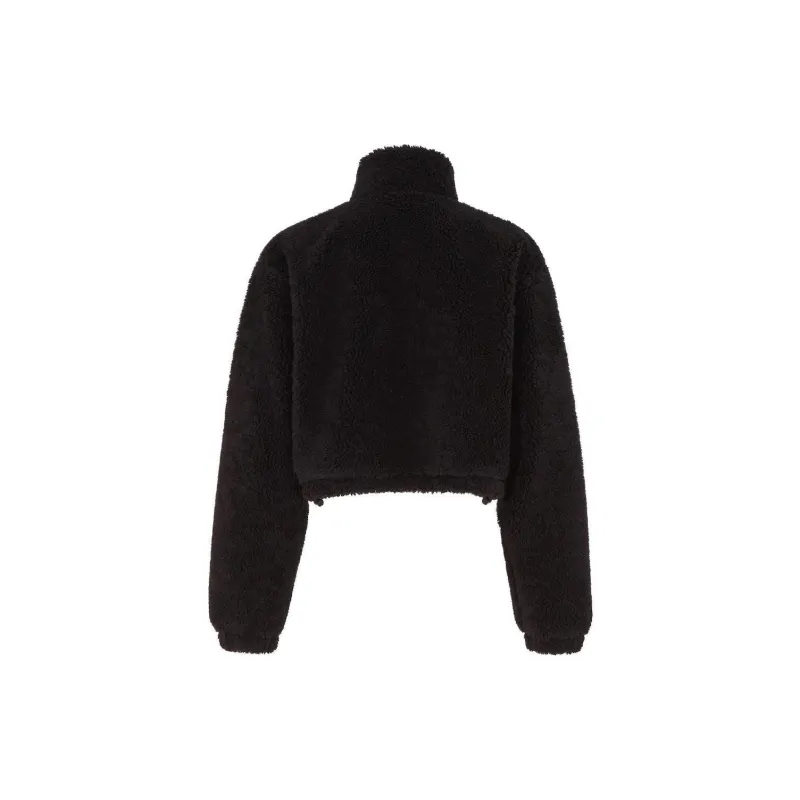 FENDI FW22 Cropped Coats Women's Black-1