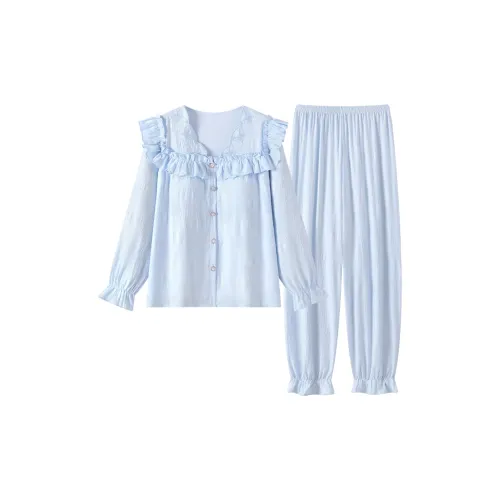 Maultiay Pajama Set Women's Blue