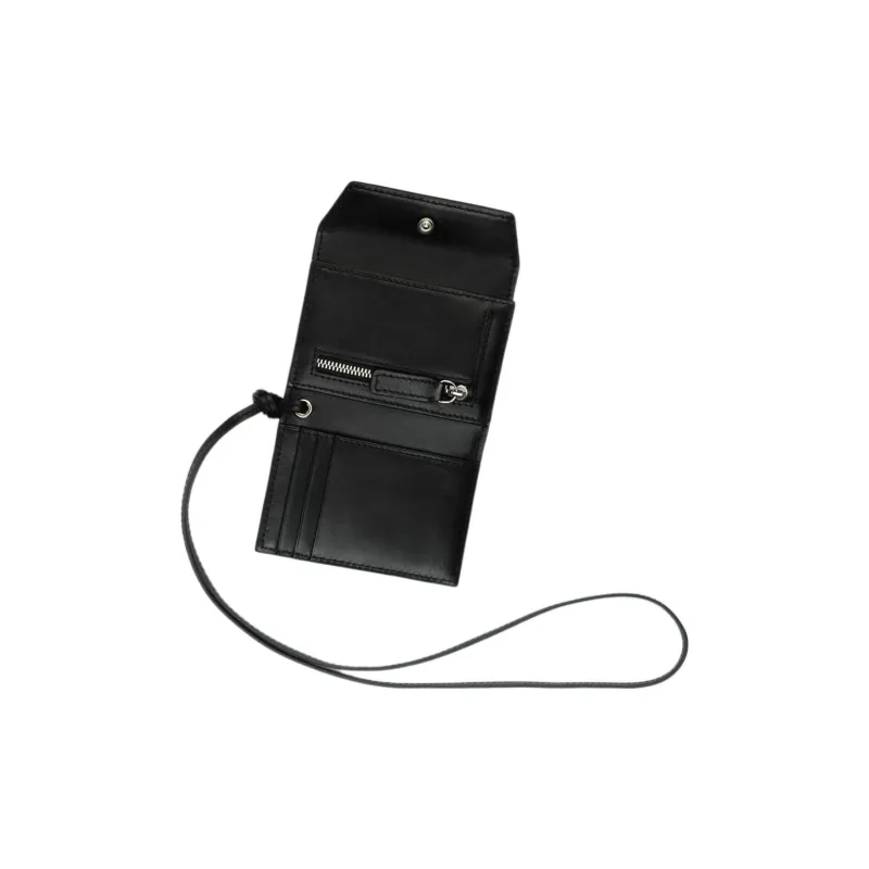 Jacquemus Leather Wallet Unisex Black-1