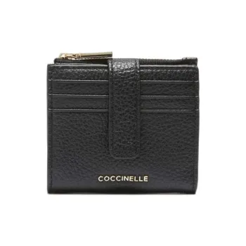 COCCINELLE Logo Lettering Zipped Wallet