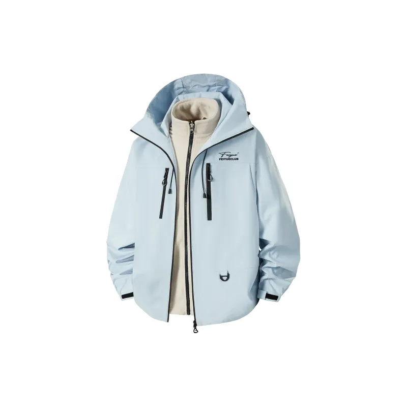 Feiyue Water-Resistant Windproof Warm Water-Repellent Windbreaker Jacket Unisex-19