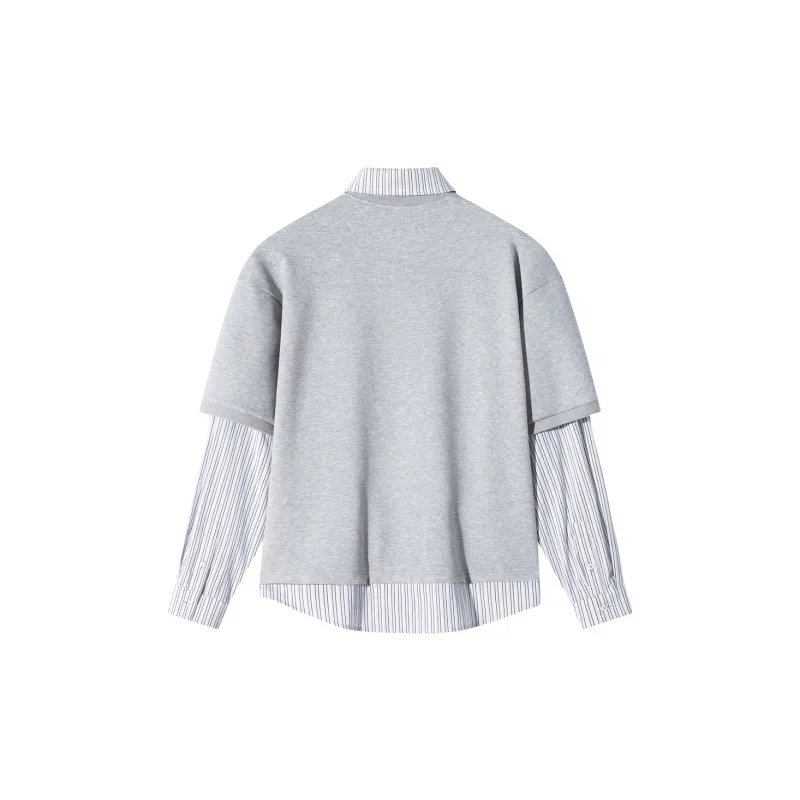 Lilbetter Polo Shirt Unisex Gray White-1