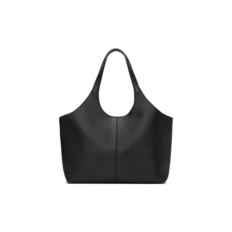 AESTHER EKME Calfskin Shoulder Bag Extra Large Women's Black-0