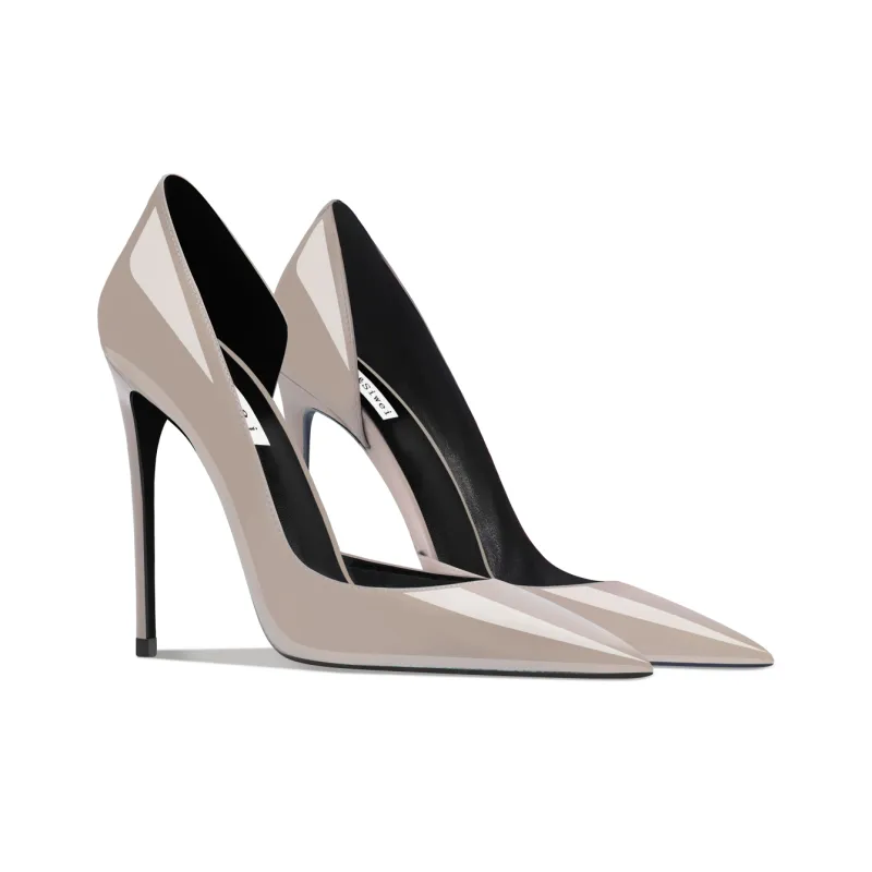Suyymakk High Heels Women's Nude Gray-2