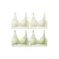 4 Pack-Milk White 2+Light Green 2