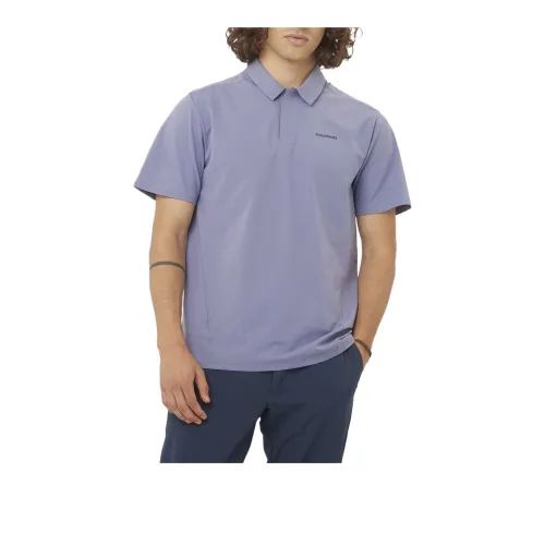 SALOMON Polo Shirt Men's Purple