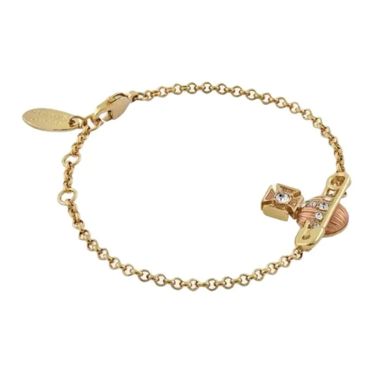 Vivienne Westwood Brass Necklaces Unisex Gold-1