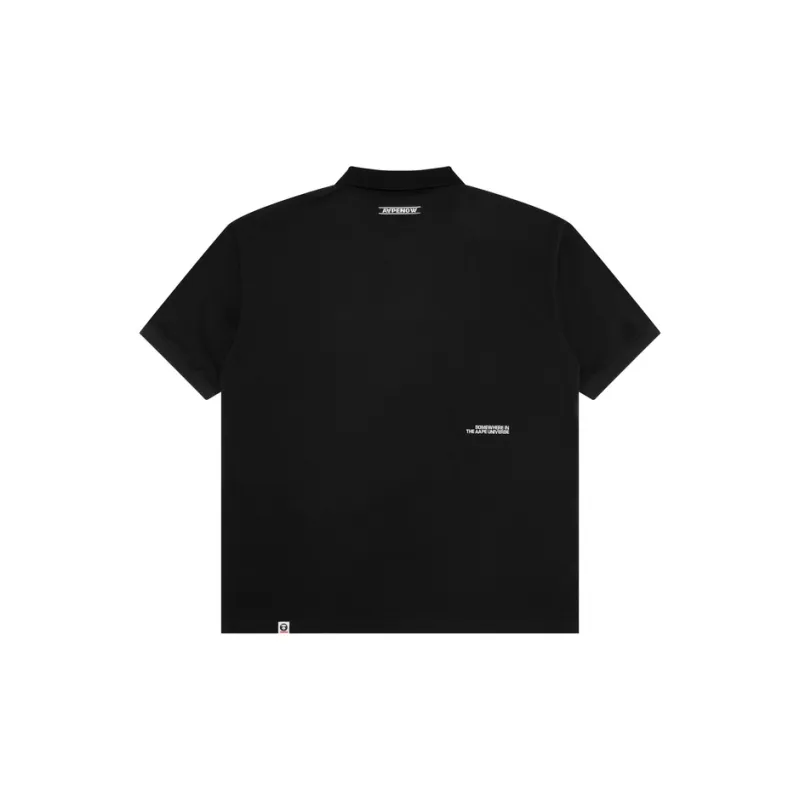 Aape By *A Bathing APE® Cotton Polo Shirt-1