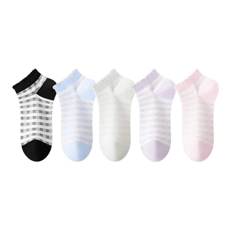 Caramella Ankle Socks Women's 5 Pack-0