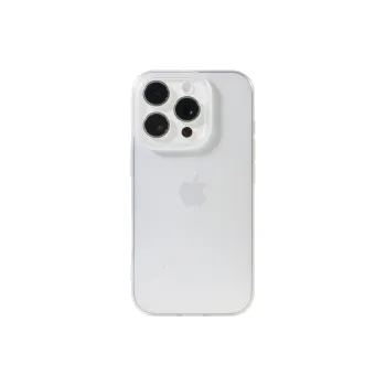 Mexileo TPU Material Extra Thin Icy Clear White Phone Cases Compatibility  Apple/IPhone 16/15/14/13/Pro/Max Minimalist