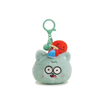 Jinnew Plush Pendant Keychains Unisex Bronze