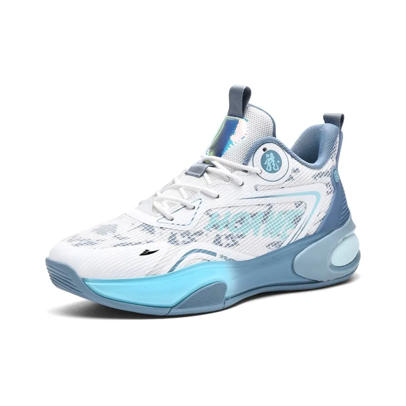 Kuding Cushioning Anti-Slip And Wear-Resistant Rebound Mid-Top Slightly Noisy From Friction Basketball Shoes Unisex-11