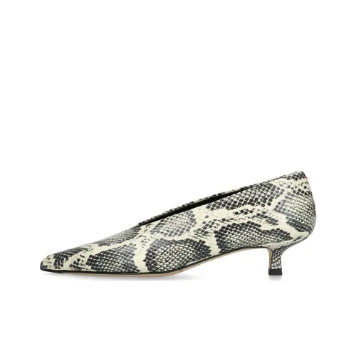 Aeyde Clara Irregular Heel High Heels 3.5cm Women's Ecru