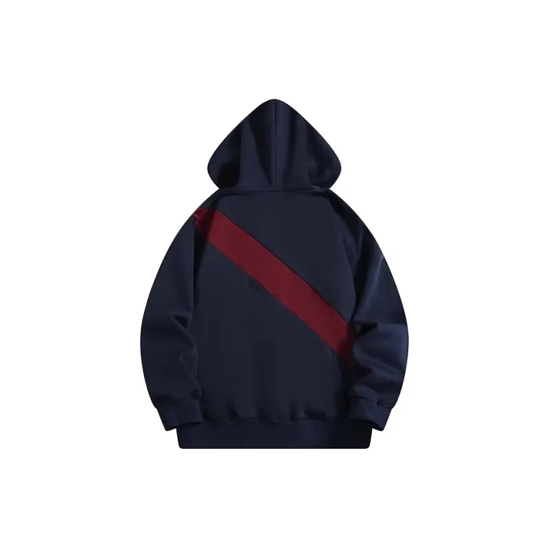 MAURRGOOU Sweatshirt Unisex Blue Black-1