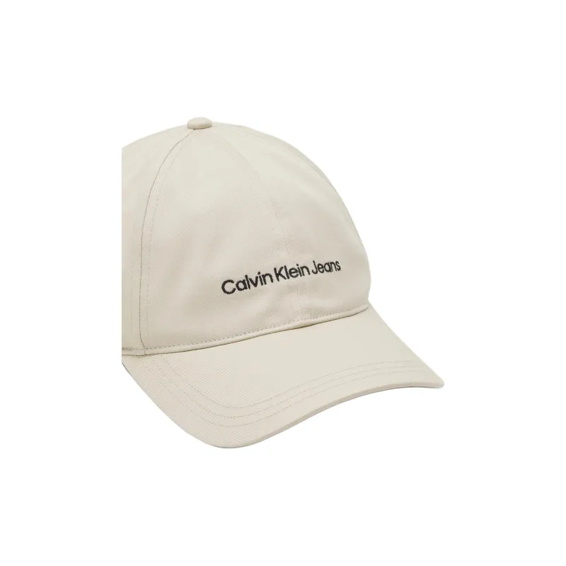 CALVIN KLEIN Cotton Baseball Caps Men's Beige-3