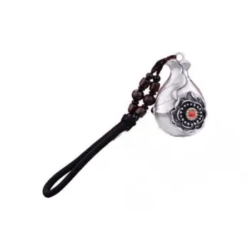 QINGFU 999 Fine Silver Handlebar Piece Unisex
