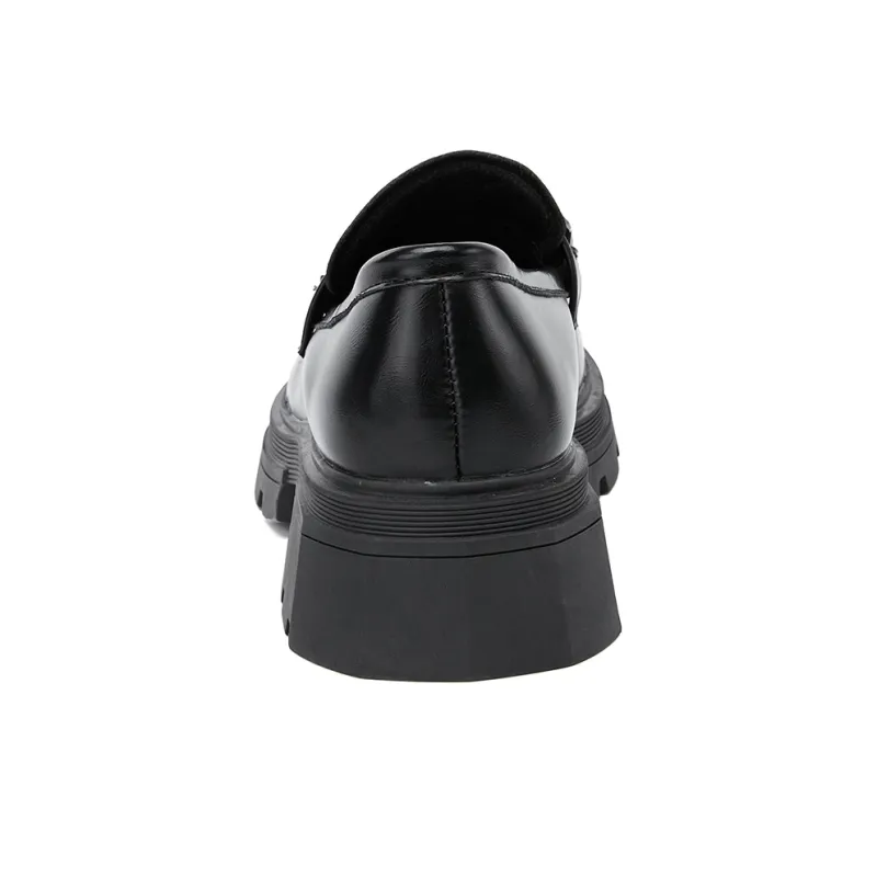 La Chapelle Loafers 4.1cm Women's Black-4