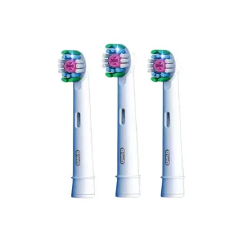 Oral B P/Pro/D Collection Brush Head Toothbrush Heads Pack Of Three Portable Household
