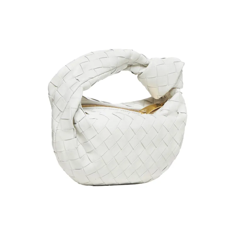 Bottega Veneta Leather Handbag Mini Women's White-2