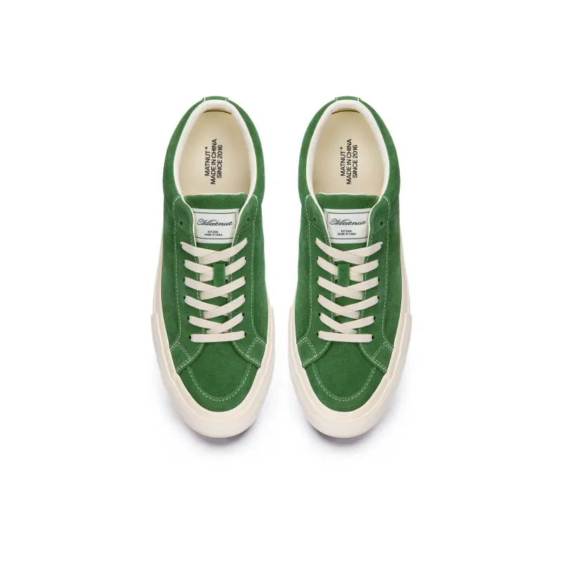 MATNUT TK Suede, Forest Green Original, Height Increasing, Platform, Vintage, Casual, Skateboard Shoes-3