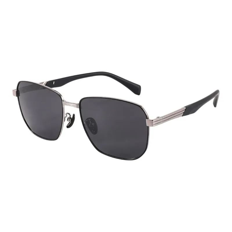 JEKA Metal Square Sunglasses Men's-4