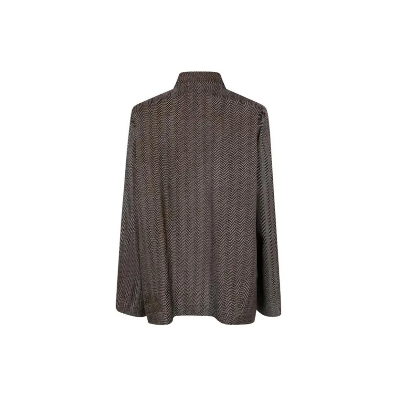 UMA WANG Tie Fastened V Neck Jacket-1