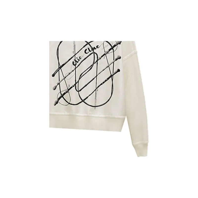 HERMES Sweatshirts Women's White-4