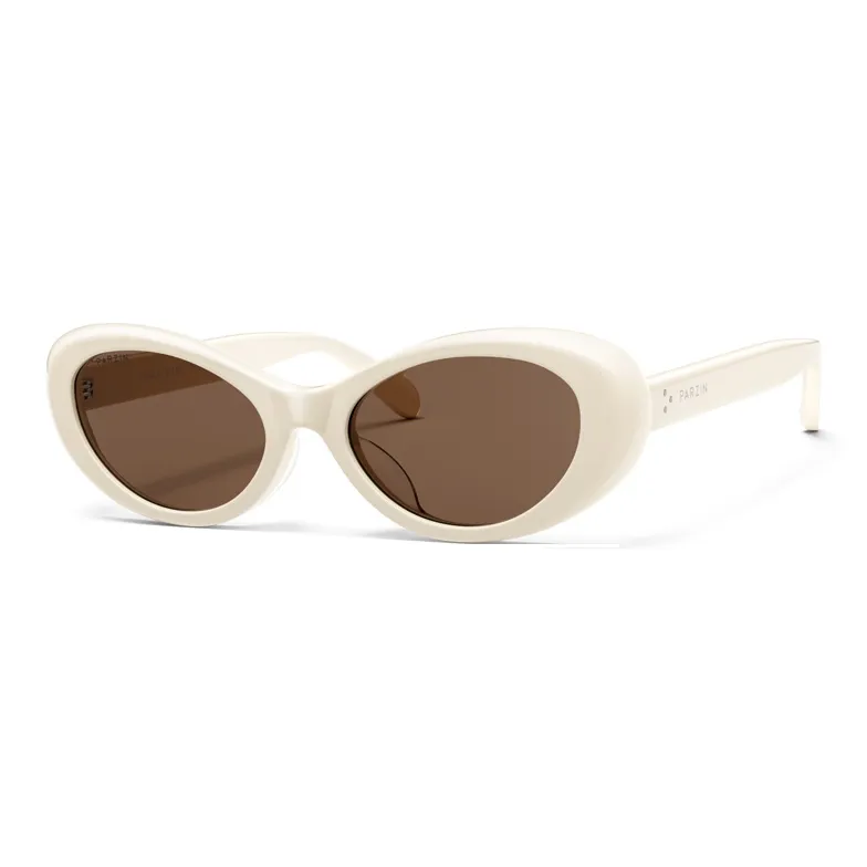 PARZIN Plate Frame Cat Eye Sunglasses Women's-11
