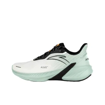 Anta DuCi4 Anti Slip And Wear Resistant Lightweight Low Top Casual Running Shoes Men's White Green